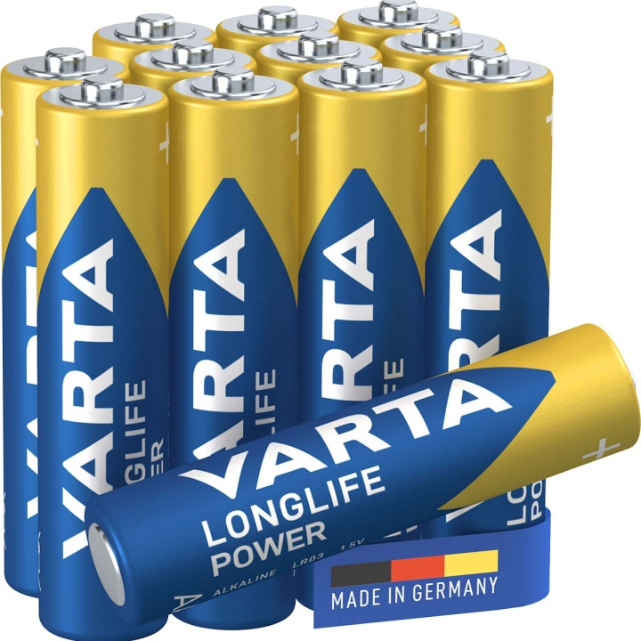 Varta Alkaliska Batterier AAA 1.5 V High Energy 12-Pack i gruppen HEMELEKTRONIK / Batterier & Laddare / Laddningsbara batterier / AAA hos TP E-commerce Nordic AB (D11444)