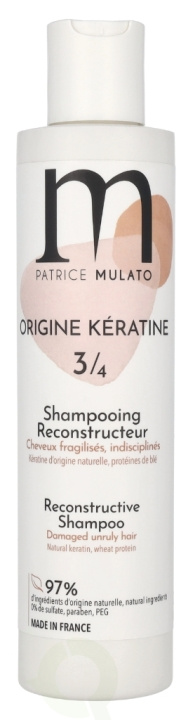 Patrice Mulato P. Mulato Origine Keratine 3/4 Reconstructive Shampooing 200 ml i gruppen SKÖNHET & HÄLSA / Hår & Styling / Hårvårdsprodukter / Schampo hos TP E-commerce Nordic AB (D11677)