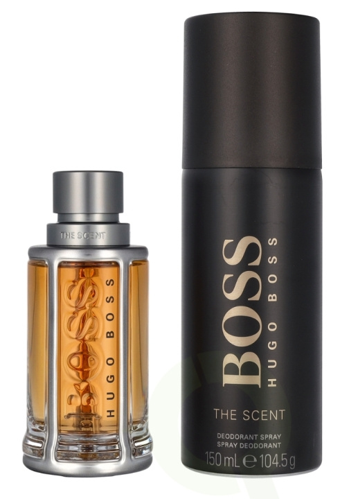 Hugo Boss The Scent Giftset 200 ml Edt Spray 50ml/Deo Spray 150ml i gruppen SKÖNHET & HÄLSA / Presentkit / Presentkit För Honom hos TP E-commerce Nordic AB (D11774)