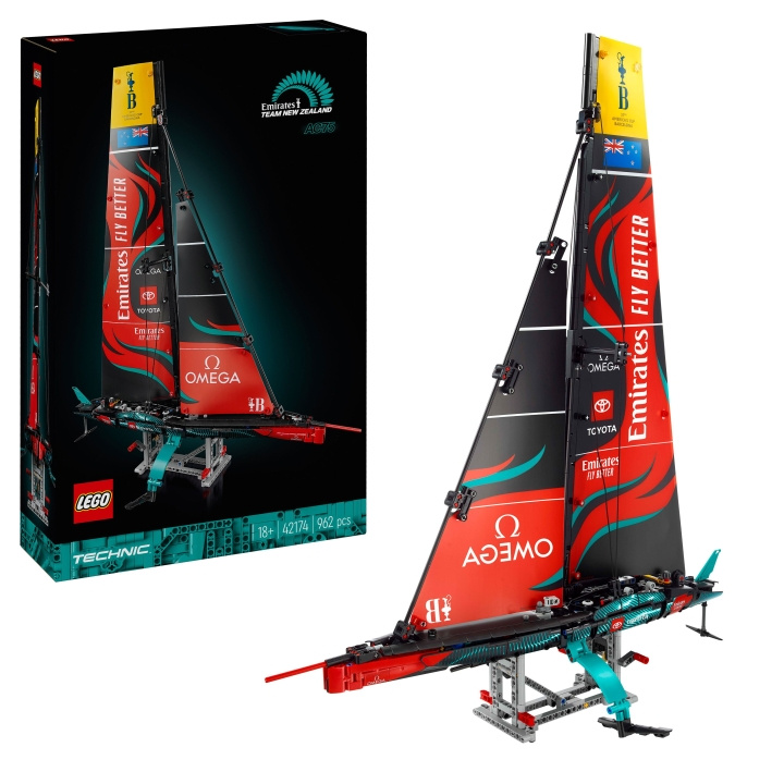 LEGO Technic - Emirates Team Nya Zeeland AC75 Yacht (42174) i gruppen LEKSAKER, BARN- & BABYPRODUKTER / Leksaker / Byggleksaker / Lego hos TP E-commerce Nordic AB (D12155)