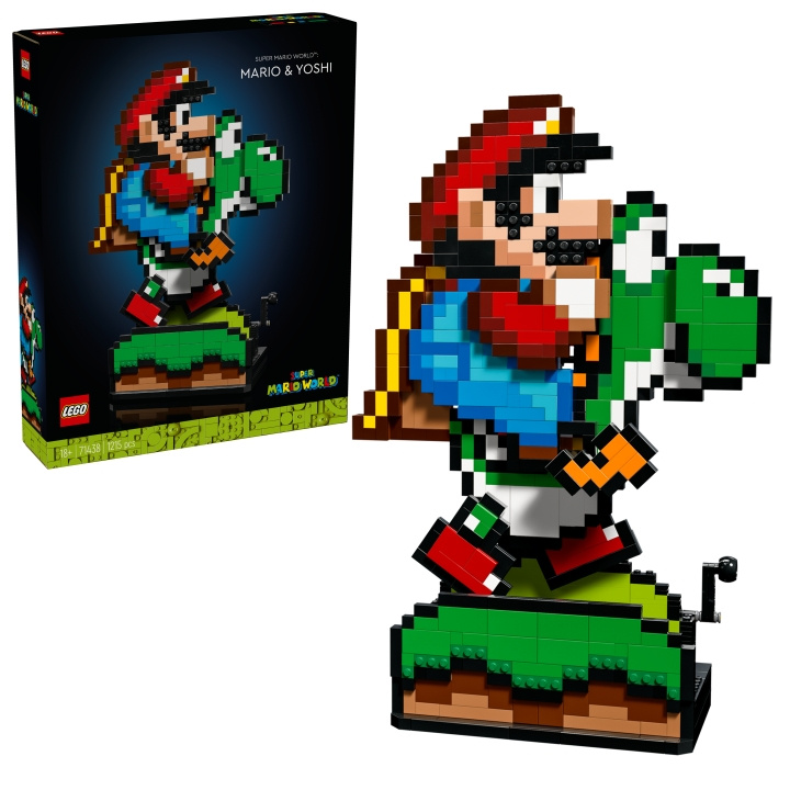 LEGO Super Mario - Super Mario World™: Mario & Yoshi (71438) i gruppen LEKSAKER, BARN- & BABYPRODUKTER / Leksaker / Byggleksaker / Lego hos TP E-commerce Nordic AB (D12157)