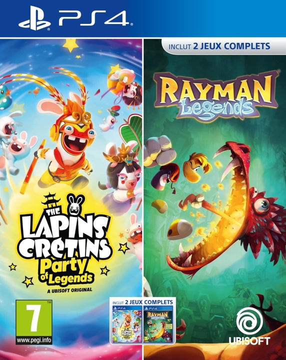 Rabbids Party Of Legends + Rayman Legends (FR/Multi in Game) (PS4) i gruppen HEMELEKTRONIK / Spelkonsoler & Tillbehör / Sony PlayStation 4 / Spel hos TP E-commerce Nordic AB (D12162)