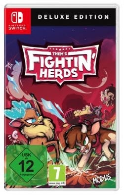 Them\'s Fightin\' Herds (Deluxe Edition) (DE/Multi in Game) (Switch) i gruppen HEMELEKTRONIK / Spelkonsoler & Tillbehör / Nintendo Switch / Spel hos TP E-commerce Nordic AB (D12163)