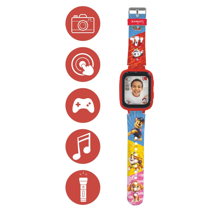 Lexibook Paw Patrol Smartwatch för barn med 8 GB minneskort (DMW070PA) i gruppen SPORT, FRITID & HOBBY / Smartwatch & Aktivitetsarmband / Smartwatches för barn hos TP E-commerce Nordic AB (D12172)