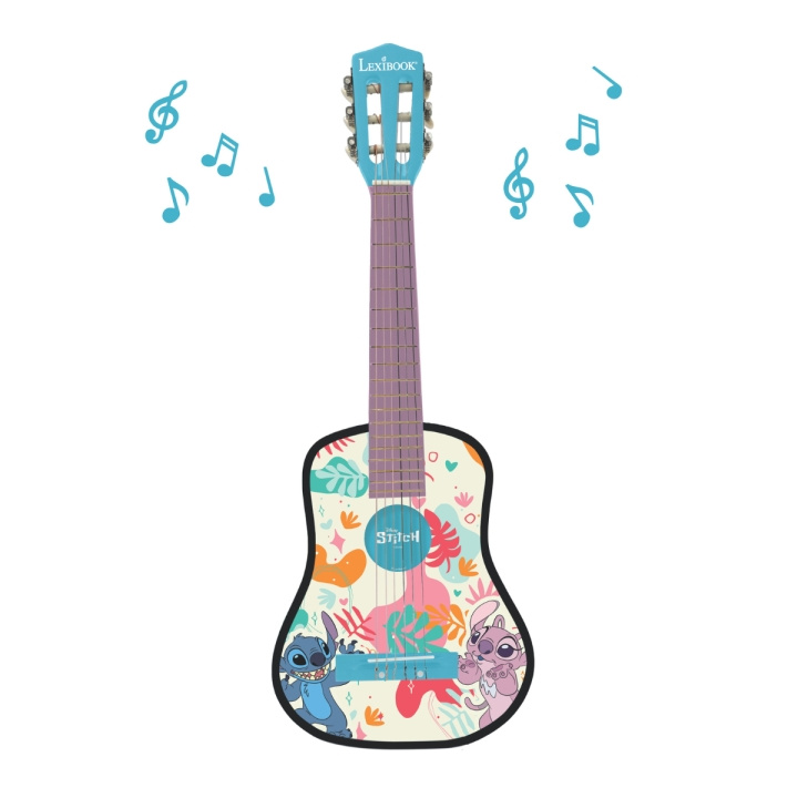 Lexibook Disney Stitch - Akustisk gitarr 78 cm (K2000D) i gruppen LEKSAKER, BARN- & BABYPRODUKTER / Musik, Sång & Bild / Musikinstrument hos TP E-commerce Nordic AB (D12174)