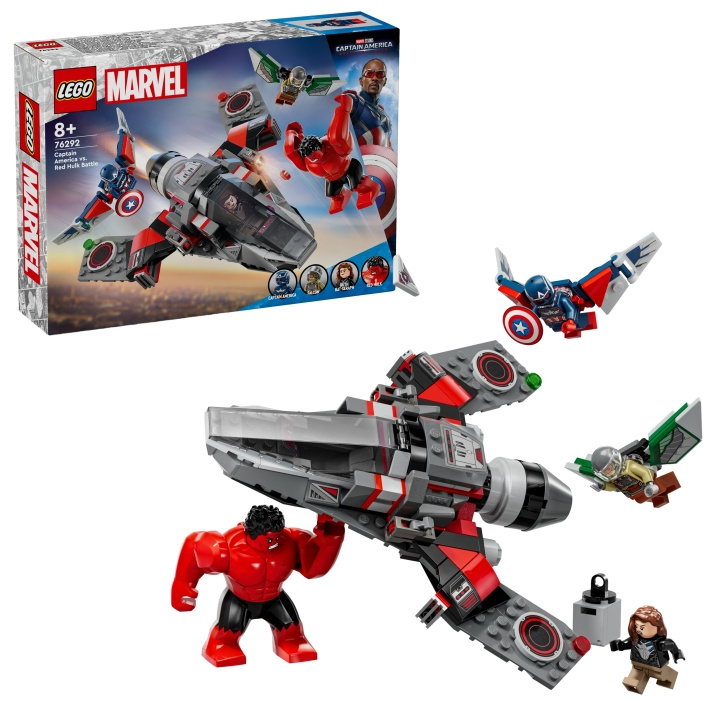 LEGO Superhjältar - Captain America vs. Red Hulk Battle (76292) i gruppen LEKSAKER, BARN- & BABYPRODUKTER / Leksaker / Byggleksaker / Lego hos TP E-commerce Nordic AB (D12191)