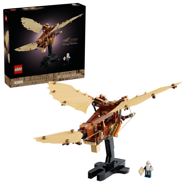 LEGO Ikoner - Leonardo da Vincis flygmaskin (10363) i gruppen LEKSAKER, BARN- & BABYPRODUKTER / Leksaker / Byggleksaker / Lego hos TP E-commerce Nordic AB (D12264)