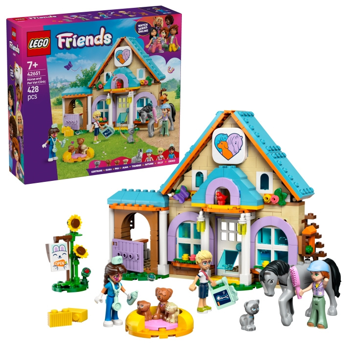 LEGO LEGO Friends - Häst- och husdjursveterinärklinik (42651) i gruppen LEKSAKER, BARN- & BABYPRODUKTER / Leksaker / Byggleksaker / Lego hos TP E-commerce Nordic AB (D12284)