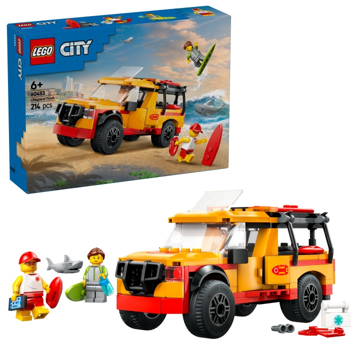 LEGO LEGO City - Räddningsbil för livräddare på stranden (60453) i gruppen LEKSAKER, BARN- & BABYPRODUKTER / Leksaker / Byggleksaker / Lego hos TP E-commerce Nordic AB (D12296)