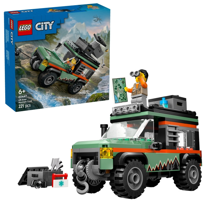 LEGO LEGO City - Off-Road 4x4 bergsbil (60447) i gruppen LEKSAKER, BARN- & BABYPRODUKTER / Leksaker / Byggleksaker / Lego hos TP E-commerce Nordic AB (D12302)