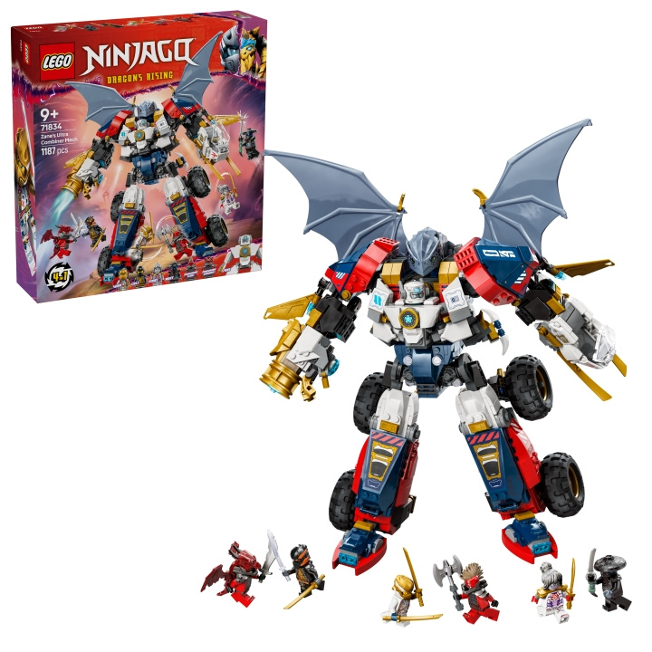 LEGO Ninjago - Zanes Ultra Combiner Mech (71834) i gruppen LEKSAKER, BARN- & BABYPRODUKTER / Leksaker / Figurer, Miniatyrer & tillbehör hos TP E-commerce Nordic AB (D12317)