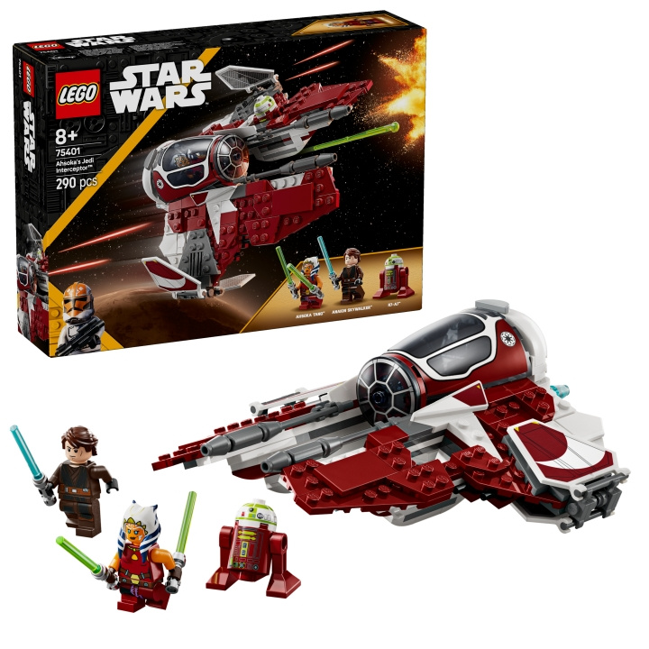 LEGO Star Wars TM - Ahsokas Jedi Interceptor (75401) i gruppen LEKSAKER, BARN- & BABYPRODUKTER / Leksaker / Byggleksaker / Lego hos TP E-commerce Nordic AB (D12318)