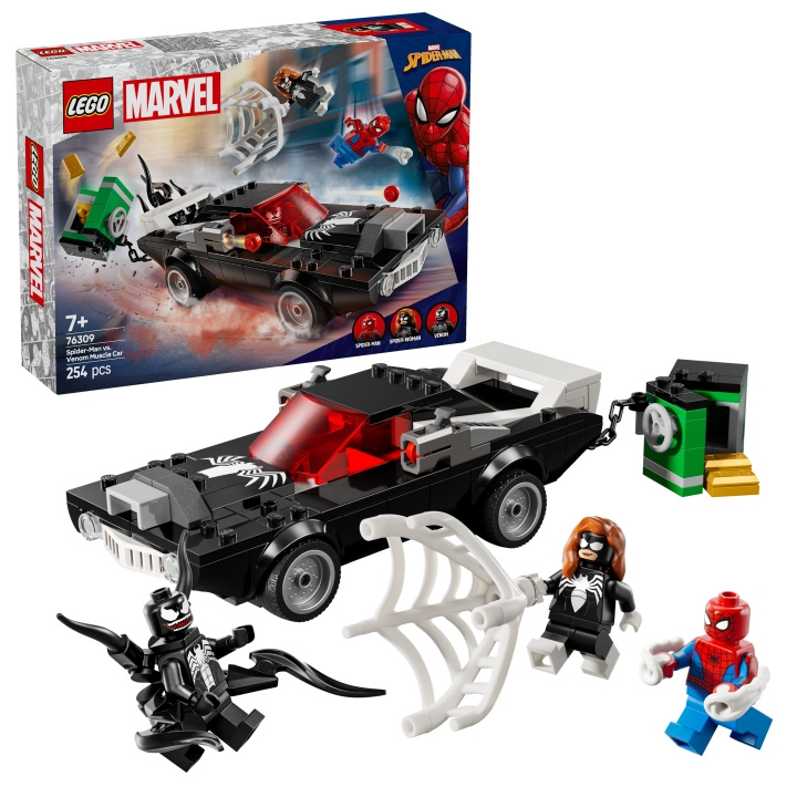 LEGO Superhjältar - Spider-Man vs. Venom muskelbil (76309) i gruppen LEKSAKER, BARN- & BABYPRODUKTER / Leksaker / Byggleksaker / Lego hos TP E-commerce Nordic AB (D12323)