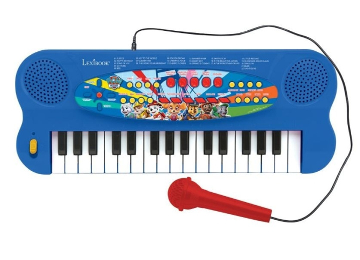 Lexibook Paw Patrol - Elektroniskt tangentbord med mikrofon (32 tangenter) (K703PA) i gruppen LEKSAKER, BARN- & BABYPRODUKTER / Musik, Sång & Bild / Musikinstrument hos TP E-commerce Nordic AB (D12337)