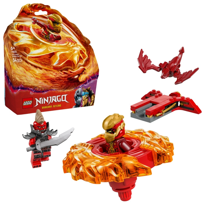 LEGO Ninjago - Kais drake Spinjitzu Spinner (71823) i gruppen LEKSAKER, BARN- & BABYPRODUKTER / Leksaker / Figurer, Miniatyrer & tillbehör hos TP E-commerce Nordic AB (D12344)