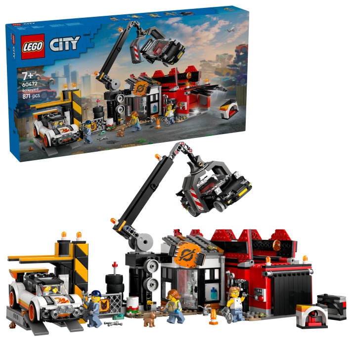 LEGO LEGO City - Skrotupplag med bilar (60472) i gruppen LEKSAKER, BARN- & BABYPRODUKTER / Leksaker / Byggleksaker / Lego hos TP E-commerce Nordic AB (D12350)