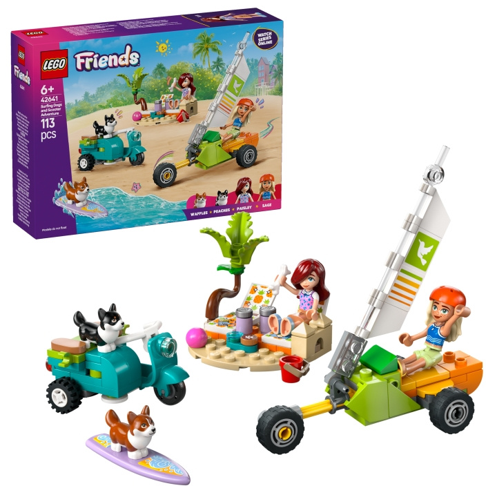 LEGO LEGO Friends - Surfande hundar och skoteräventyr (42641) i gruppen LEKSAKER, BARN- & BABYPRODUKTER / Leksaker / Byggleksaker / Lego hos TP E-commerce Nordic AB (D12414)