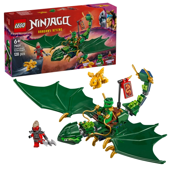 LEGO Ninjago - Lloyds gröna skogsdrake (71829) i gruppen LEKSAKER, BARN- & BABYPRODUKTER / Leksaker / Byggleksaker / Lego hos TP E-commerce Nordic AB (D12415)