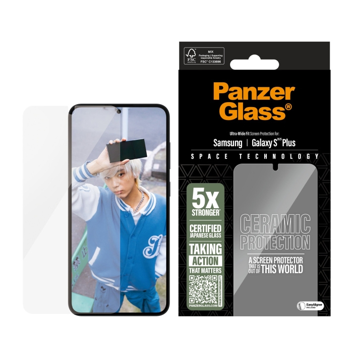 PanzerGlass Keramiskt skärmskydd Samsung Galaxy S25 Plus - Ultra-Wide Fit i gruppen SMARTPHONE & SURFPLATTOR / Mobilskydd / Samsung hos TP E-commerce Nordic AB (D12456)