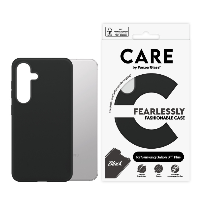 PanzerGlass CARE by PanzerGlass - Fashionable Fodral Svart Samsung Galaxy S25 Plus i gruppen SMARTPHONE & SURFPLATTOR / Mobilskydd / Samsung hos TP E-commerce Nordic AB (D12459)