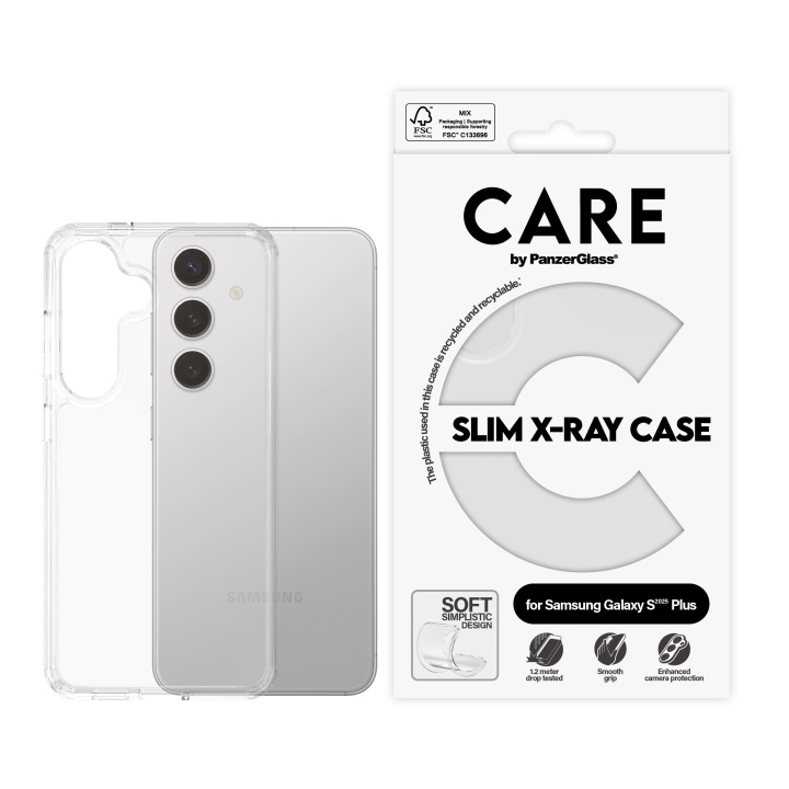 CARE by PanzerGlass - Moderiktigt fodral Transparent X-Ray Soft Basic Samsung Galaxy S25 Plus i gruppen SMARTPHONE & SURFPLATTOR / Mobilskydd / Samsung hos TP E-commerce Nordic AB (D12462)