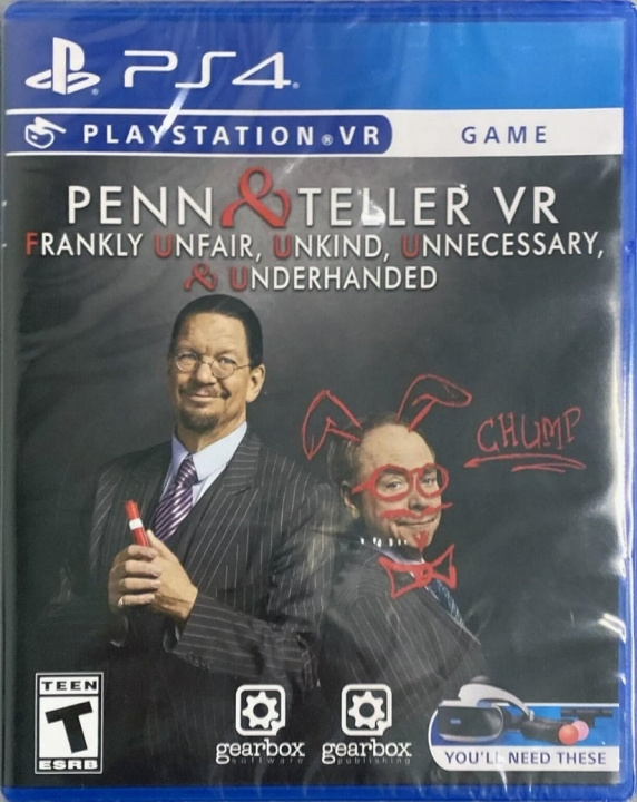 Penn & Teller VR: Frankly Unfair (Import) (PS4) i gruppen HEMELEKTRONIK / Spelkonsoler & Tillbehör / Sony PlayStation 4 / Spel hos TP E-commerce Nordic AB (D12478)