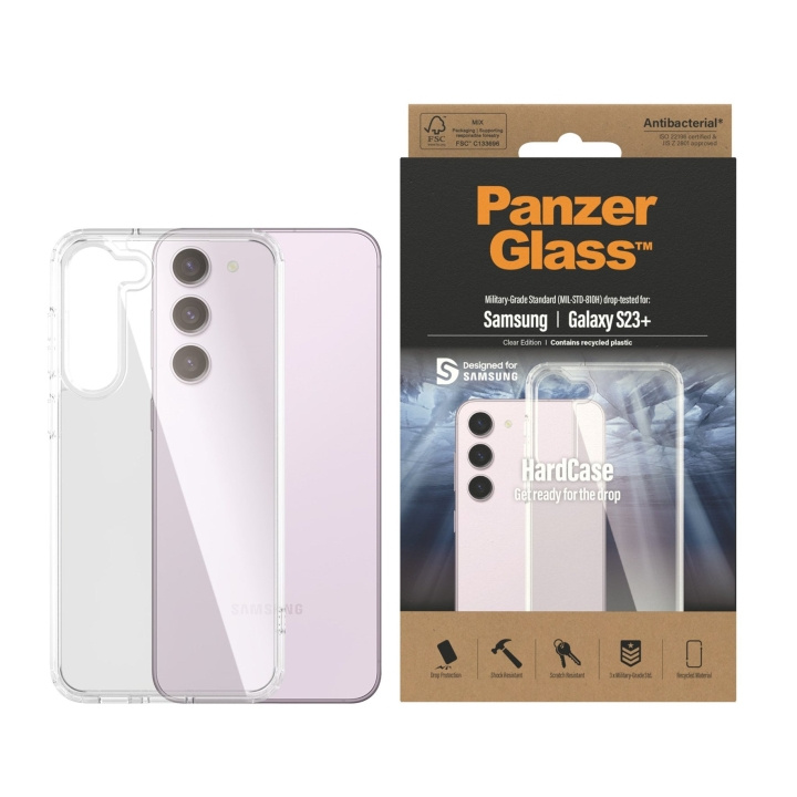 PanzerGlass HardCase - Samsung Galaxy S23 Plus - Transparent i gruppen SMARTPHONE & SURFPLATTOR / Mobilskydd / Samsung hos TP E-commerce Nordic AB (D12587)