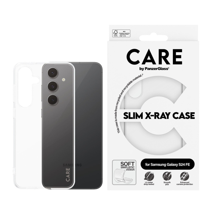 CARE by PanzerGlass Fodral - Transparent - Samsung Galaxy S23 FE i gruppen SMARTPHONE & SURFPLATTOR / Mobilskydd / Samsung hos TP E-commerce Nordic AB (D12591)