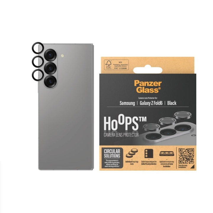 PanzerGlass Hoops - Linsskydd - Samsung Galaxy Z Fold6 i gruppen SMARTPHONE & SURFPLATTOR / Mobilskydd / Samsung hos TP E-commerce Nordic AB (D12601)