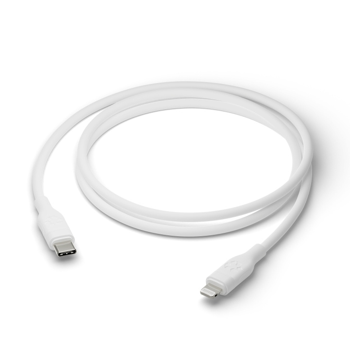 dbramante1928 Re-charge - Kabel - USB-C till MFI Lightning, 1,2 m - Vit i gruppen DATORER & KRINGUTRUSTNING / Datorkablar / USB-kablar / USB-C hos TP E-commerce Nordic AB (D12688)