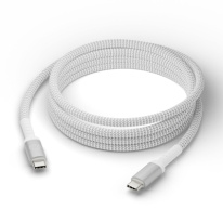 dbramante1928 Re-charge - BRD-kabel - USB-C till USB-C, 2,5 m - Vit i gruppen DATORER & KRINGUTRUSTNING / Datorkablar / USB-kablar / USB-C hos TP E-commerce Nordic AB (D12693)