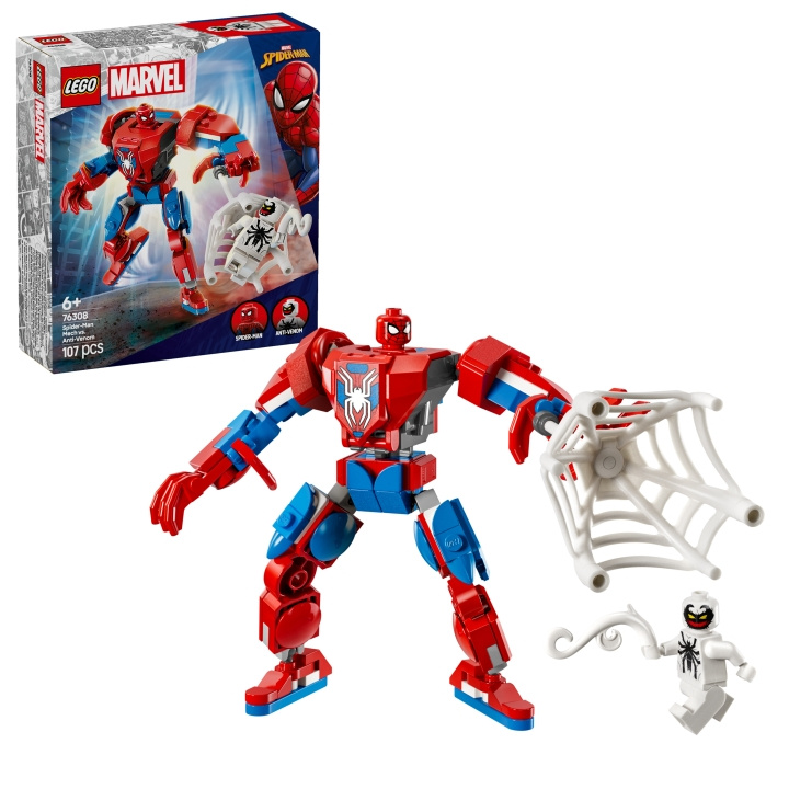 LEGO Superhjältar - Spider-Man Mech vs. Anti-Venom (76308) i gruppen LEKSAKER, BARN- & BABYPRODUKTER / Leksaker / Byggleksaker / Lego hos TP E-commerce Nordic AB (D12737)