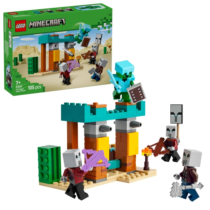 LEGO Minecraft - Den illagerska ökenpatrullen (21267) i gruppen LEKSAKER, BARN- & BABYPRODUKTER / Leksaker / Byggleksaker / Lego hos TP E-commerce Nordic AB (D12741)