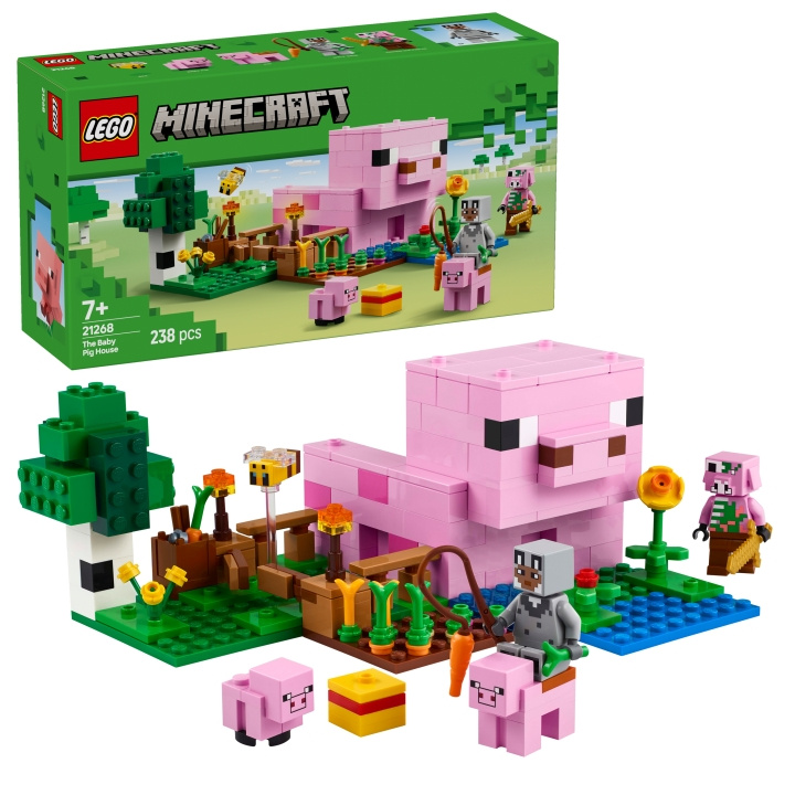 LEGO Minecraft - Den lilla grisens hus (21268) i gruppen LEKSAKER, BARN- & BABYPRODUKTER / Leksaker / Byggleksaker / Lego hos TP E-commerce Nordic AB (D12742)