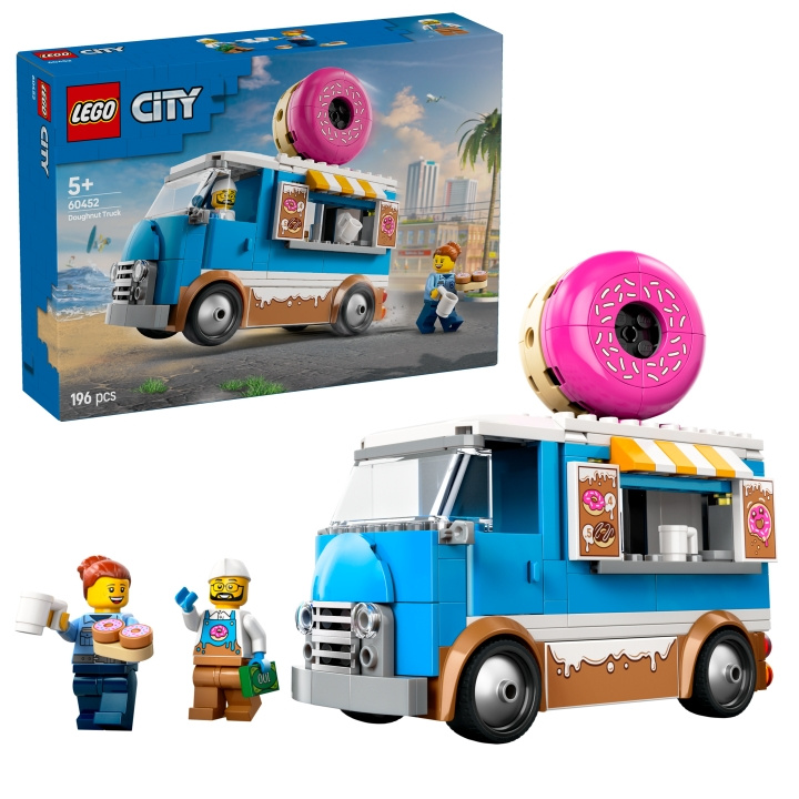 LEGO LEGO Stad - lastbil med munkar (60452) i gruppen LEKSAKER, BARN- & BABYPRODUKTER / Leksaker / Byggleksaker / Lego hos TP E-commerce Nordic AB (D12743)