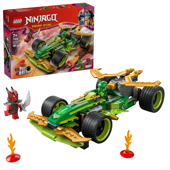 LEGO Ninjago - Lloyds bakåtdragbara racerbil (71828) i gruppen LEKSAKER, BARN- & BABYPRODUKTER / Leksaker / Byggleksaker / Lego hos TP E-commerce Nordic AB (D12744)