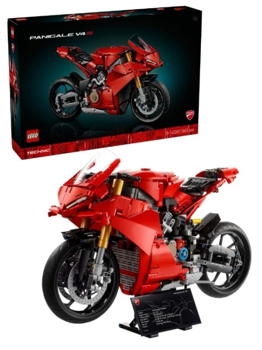 LEGO Technic - Ducati Panigale V4 S motorcykel (42202) i gruppen LEKSAKER, BARN- & BABYPRODUKTER / Leksaker / Byggleksaker / Lego hos TP E-commerce Nordic AB (D12745)