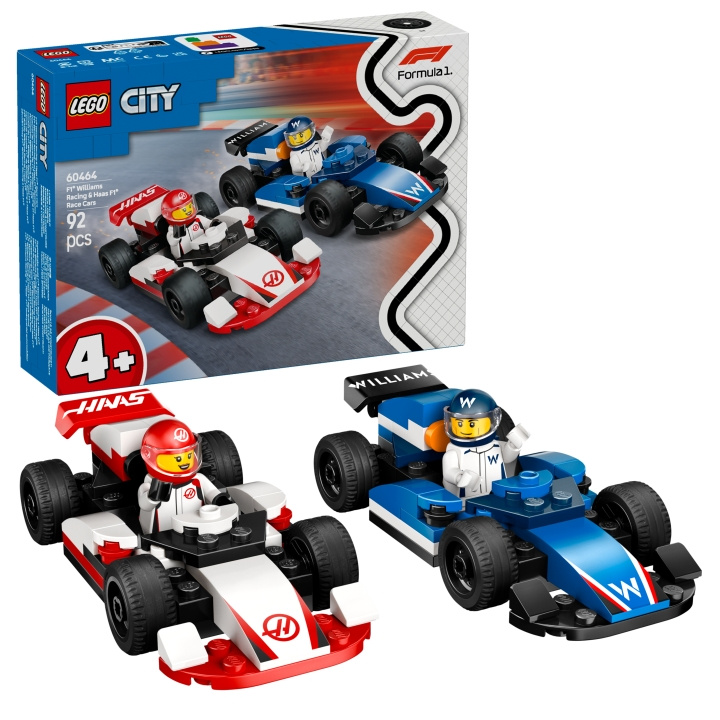 LEGO LEGO City - F1® Williams Racing & Haas F1® Racerbilar (60464) i gruppen LEKSAKER, BARN- & BABYPRODUKTER / Leksaker / Byggleksaker / Lego hos TP E-commerce Nordic AB (D12747)