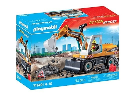 Playmobil Stor grävmaskin (71749) i gruppen LEKSAKER, BARN- & BABYPRODUKTER / Leksaker / Lekset hos TP E-commerce Nordic AB (D12794)