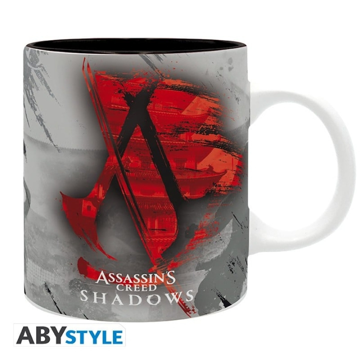 Abysse ASSASSIN\'S CREED - Mugg - 320 ml - Crest Shadows - subli x2 i gruppen SPORT, FRITID & HOBBY / Roliga prylar / Muggar hos TP E-commerce Nordic AB (D12808)