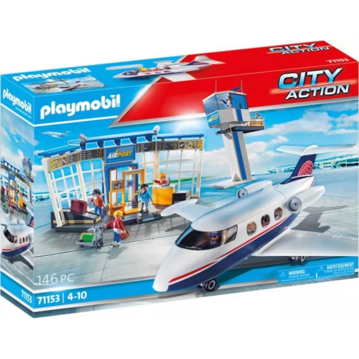 Playmobil Flygplats med flygplan och kontrolltorn (71153) i gruppen LEKSAKER, BARN- & BABYPRODUKTER / Leksaker / Lekset hos TP E-commerce Nordic AB (D12830)