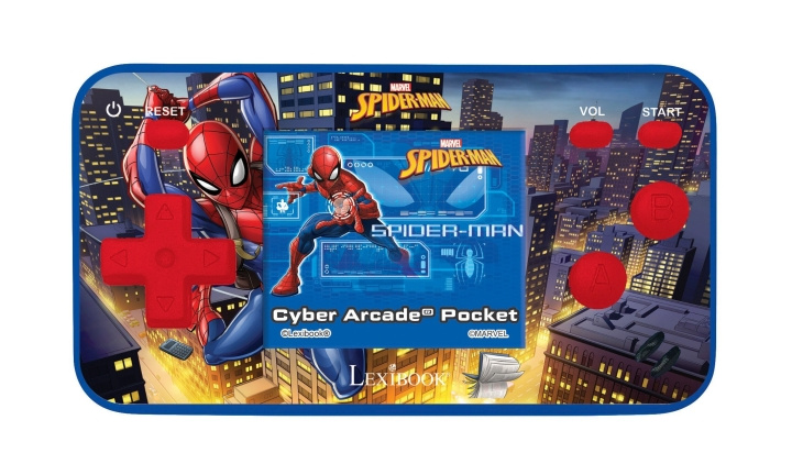 Lexibook Spider-Man - Handhållen spelkonsol Cyber Arcade® Pocket 1,8