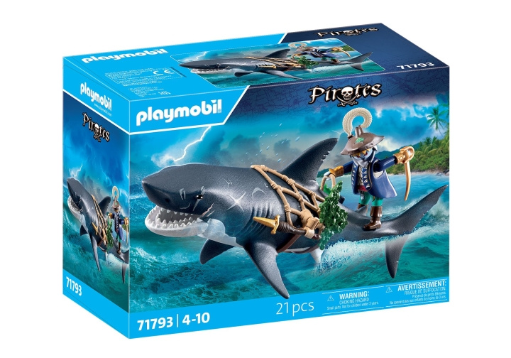 Playmobil Jättehaj med pirat (71793) i gruppen LEKSAKER, BARN- & BABYPRODUKTER / Leksaker / Lekset hos TP E-commerce Nordic AB (D12888)