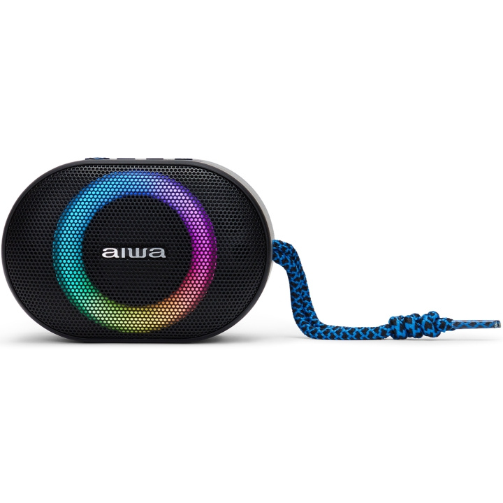 AIWA Bluetooth-högtalare IPX6 RGB belysning i gruppen HEMELEKTRONIK / Ljud & Bild / Högtalare & Tillbehör / Bluetooth-högtalare / Bärbara högtalare hos TP E-commerce Nordic AB (D13547)