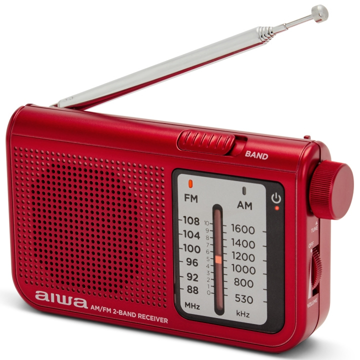 AIWA Pocket-radio med FM/AM Röd i gruppen HEMELEKTRONIK / Ljud & Bild / Hemmabio, HiFi & Bärbart / Radio & Väckarklockor / Radio hos TP E-commerce Nordic AB (D13571)