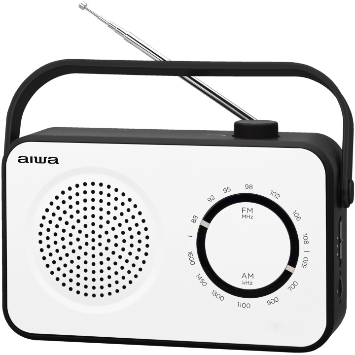 AIWA Analog radio Vit i gruppen HEMELEKTRONIK / Ljud & Bild / Hemmabio, HiFi & Bärbart / Radio & Väckarklockor / Radio hos TP E-commerce Nordic AB (D13573)