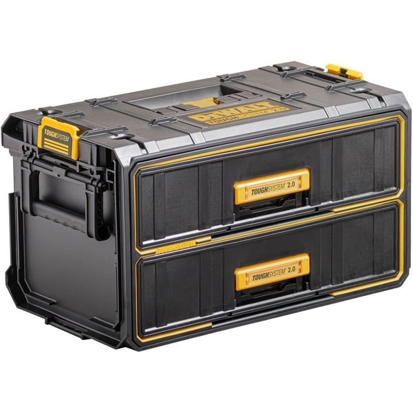 DeWALT Toughsystem DWST83529-1 Förvaringslåda med två lådor i gruppen HEM, HUSHÅLL & TRÄDGÅRD / Verktyg / Övriga Verktyg & Tillbehör hos TP E-commerce Nordic AB (D13631)