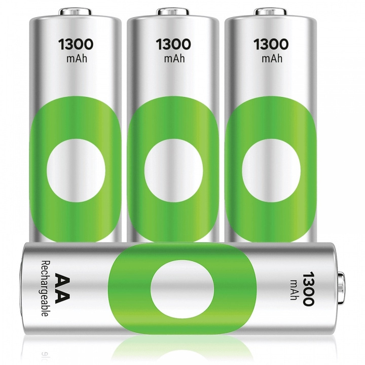 GP ReCyko NiMH 130AAHCE uppladdningsbara batterier, 4-pack i gruppen HEMELEKTRONIK / Batterier & Laddare / Laddningsbara batterier / AA hos TP E-commerce Nordic AB (D13745)