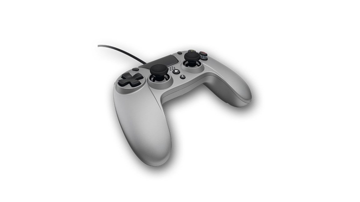 Gioteck Playstation 4 VX-4 trådbunden handkontroll (silver) i gruppen HEMELEKTRONIK / Spelkonsoler & Tillbehör / Sony PlayStation 4 hos TP E-commerce Nordic AB (D13754)