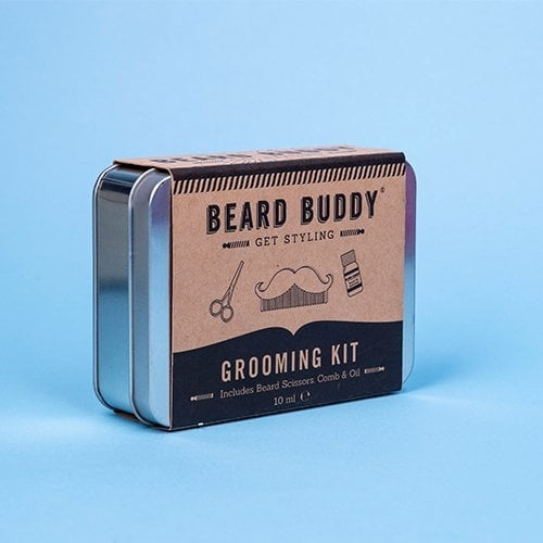 Fizz Creations Beard Buddy Grooming Kit i gruppen SKÖNHET & HÄLSA / Hår & Styling / Rakning & Trimning / Skäggkammar & Rakborstar hos TP E-commerce Nordic AB (D13792)